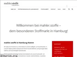 Sites similar to mahlerstoffe.de