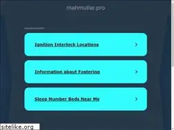 Sites similar to mahmutlar.pro