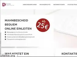 Sites similar to mahnbescheid.pro