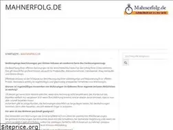 Sites similar to mahnerfolg.de