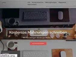Sites similar to mahnung-schreiben.de