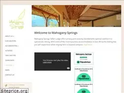 Sites similar to mahoganysprings.com