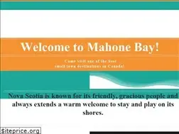Sites similar to mahonebay.com