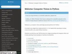 Sites similar to mahotas.readthedocs.io