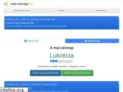 Sites similar to mai-nevnap.hu