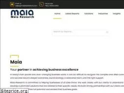 Sites similar to maiaresearch.com