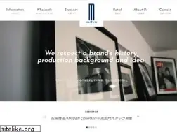 Sites similar to maiden.jp