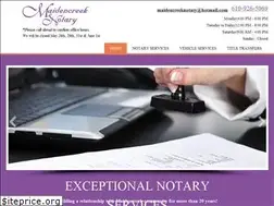 Sites similar to maidencreeknotary.com