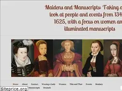 Sites similar to maidensandmanuscripts.com