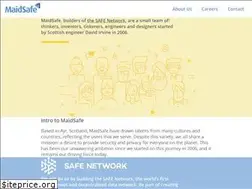 Sites similar to maidsafe.net