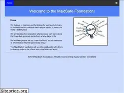 Sites similar to maidsafefoundation.org