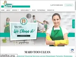 Sites similar to maidtooclean.ca