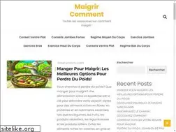 Sites similar to maigrir-comment.fr
