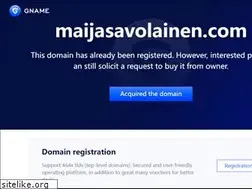 Sites similar to maijasavolainen.com