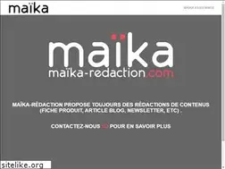 Sites similar to maika-redaction.com