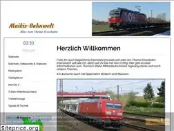 Sites similar to maikis-bahnwelt.de