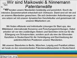 Sites similar to maikowski-ninnemann.com
