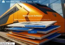 Sites similar to mail-list-software.com