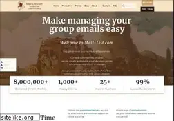 Sites similar to mail-list.com