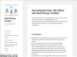 Sites similar to mail-merge-toolkit.de