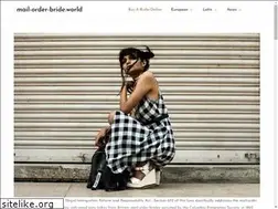 Sites similar to mail-order-bride.world