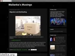 Sites similar to mailanka.blogspot.com