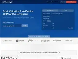 Sites similar to mailboxlayer.com
