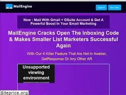 Sites similar to mailengine.in