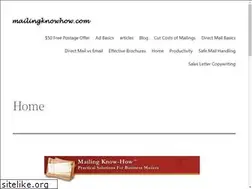 Sites similar to mailingknowhow.com