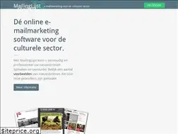 Sites similar to mailinglijst.eu
