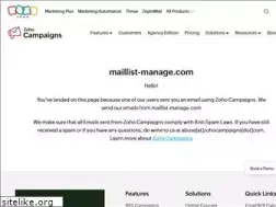 Sites similar to maillist-manage.com