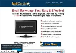 Sites similar to mailourlist.com