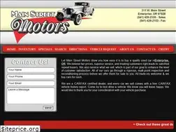 Sites similar to main-street-motors.com