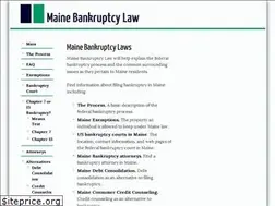 Sites similar to mainebankruptcy.com