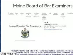 Sites similar to mainebarexaminers.org