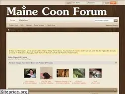 Sites similar to mainecoonforum.org