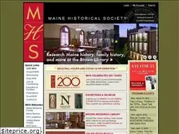 Sites similar to mainehistory.org