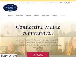 Sites similar to mainehumanities.org