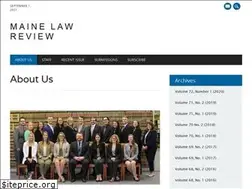 Sites similar to mainelawreview.org