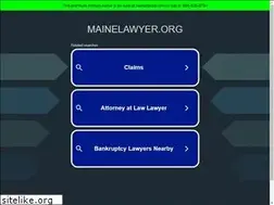 Sites similar to mainelawyer.org