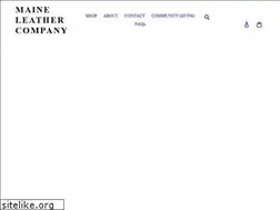 Sites similar to maineleatherco.com