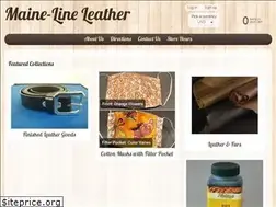 Sites similar to mainelineleather.com