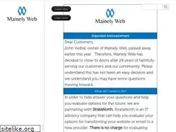 Sites similar to mainelyweb.com