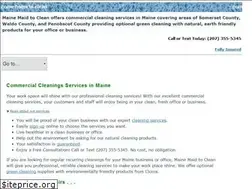 Sites similar to mainemaidtoclean.com