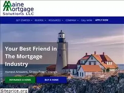mainemortgagesolutions.com