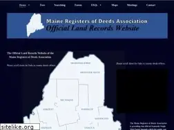 Sites similar to maineregistryofdeeds.com
