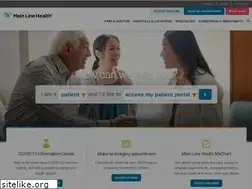 Sites similar to mainlinehealth.org