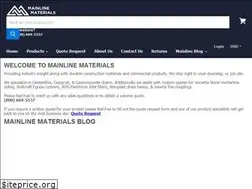 Sites similar to mainlinematerials.com
