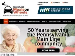Sites similar to mainlinemealsonwheels.org