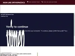 Sites similar to mainlineorthopaedics.com